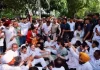 नीट पेपर लीक और छात्रों पर लाठीचार्ज के विरोध में विपक्ष ने किया प्रदर्शन